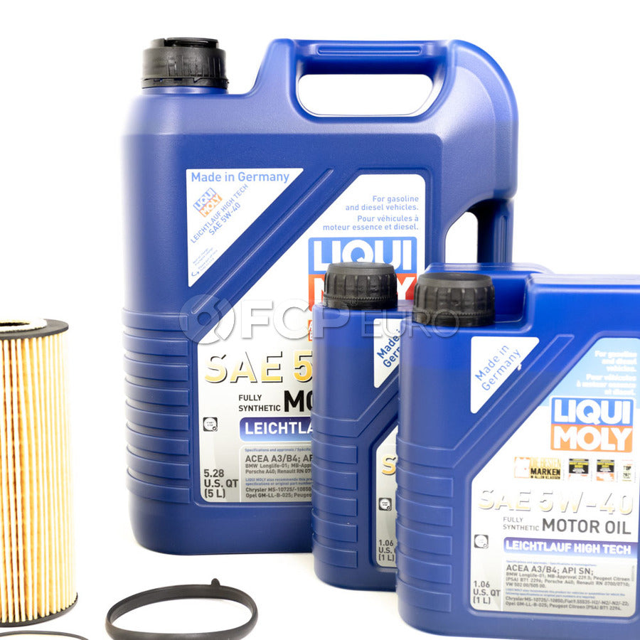 Audi Engine Oil Change Kit - Liqui Moly 06E115562CKT15 - 0