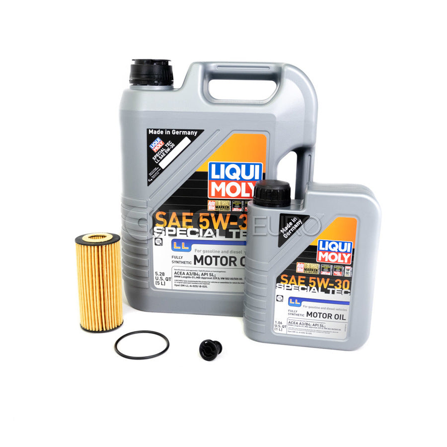 Audi Engine Oil Change Kit - Liqui Moly 06L115562BKT35