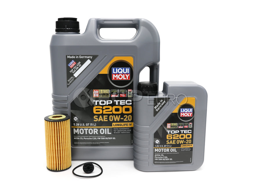 Engine Oil Change Kit - Liqui Moly 06L115562KT28