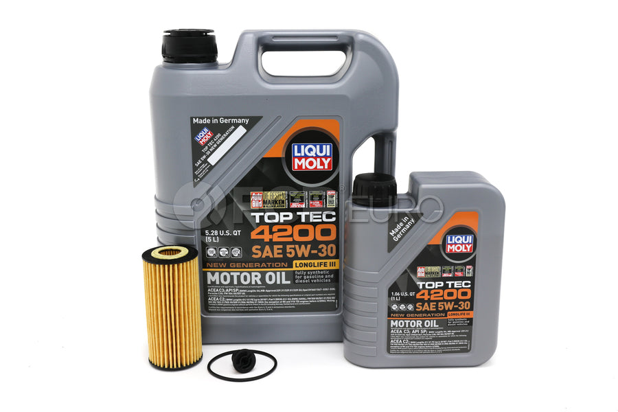 Engine Oil Change Kit - Liqui Moly 06L115562KT44