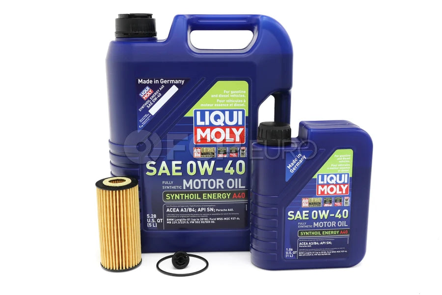 Audi Engine Oil Change Kit - Liqui Moly 06L115562KT86