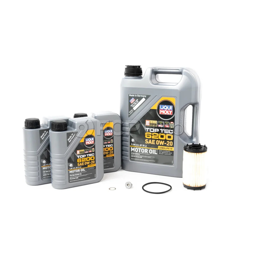 Audi Oil Change Kit 0W-20 - Liqui Moly 06M198405FKT