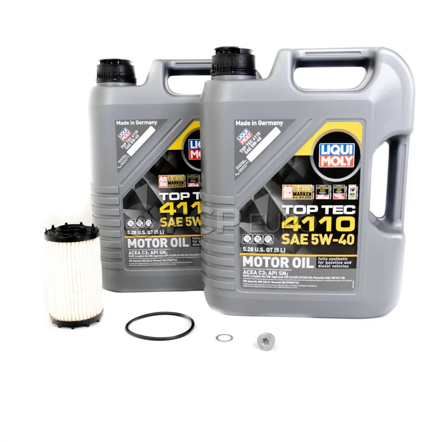 Audi Engine Oil Change Kit - Liqui Moly 06M198405FKT14