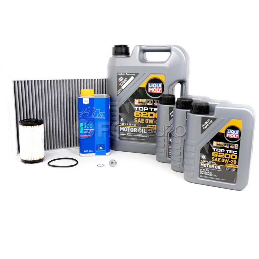 Audi Maintenance Service Kit - Liqui Moly 06M198405FKT17