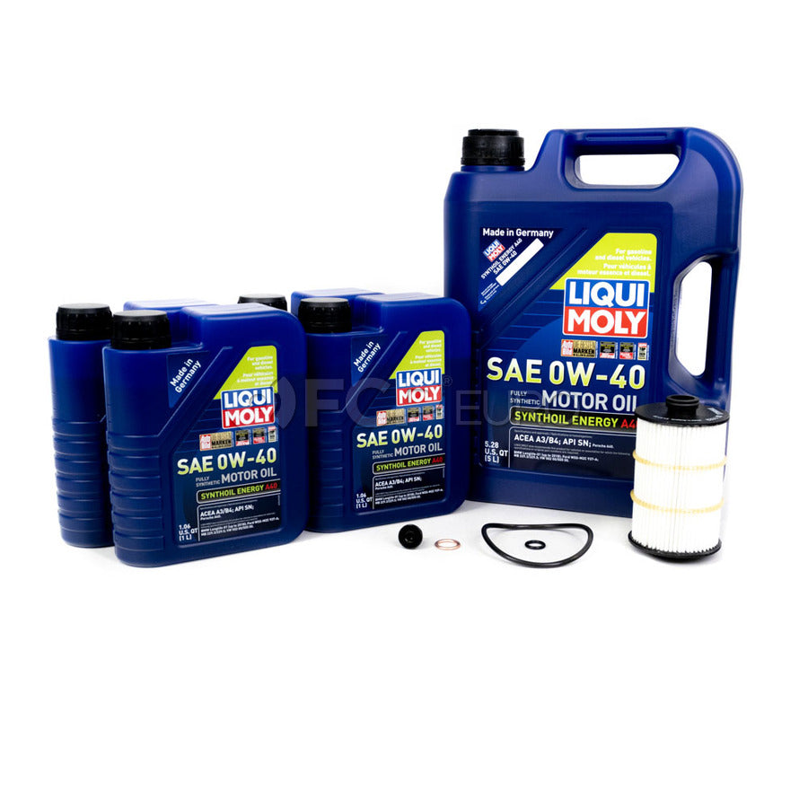 Audi Engine Oil Change Kit - Liqui Moly 079198405DKT4