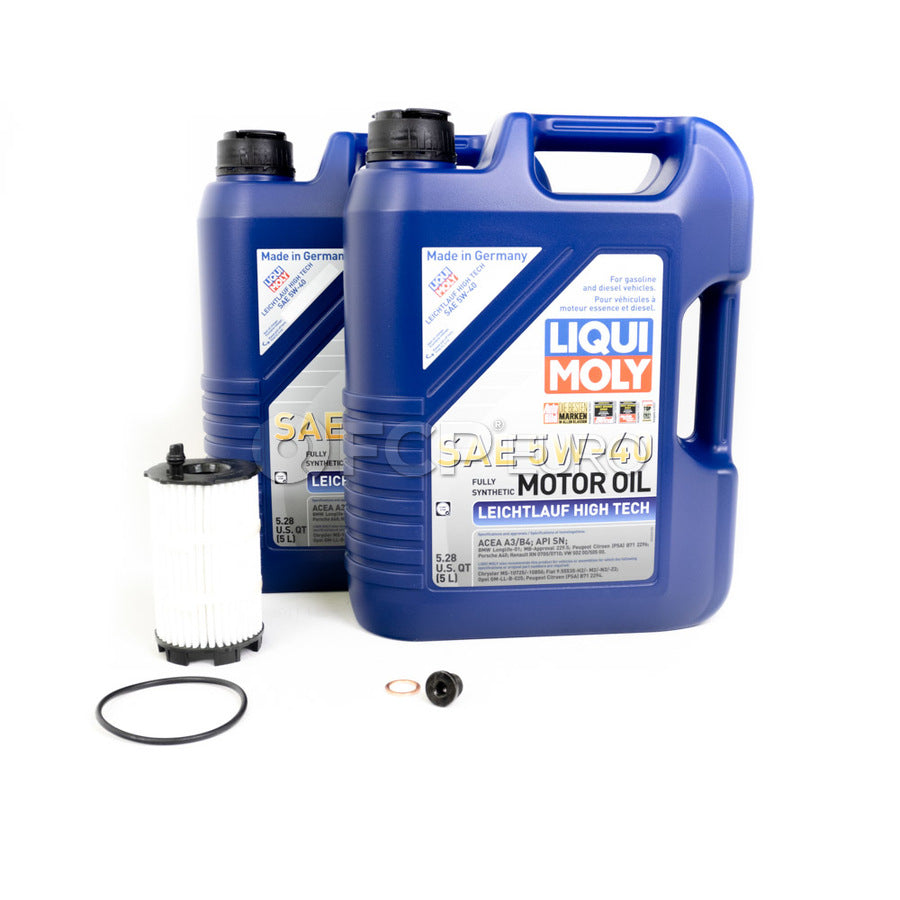 Audi Engine Oil Change Kit - Liqui Moly 079198405EKT10