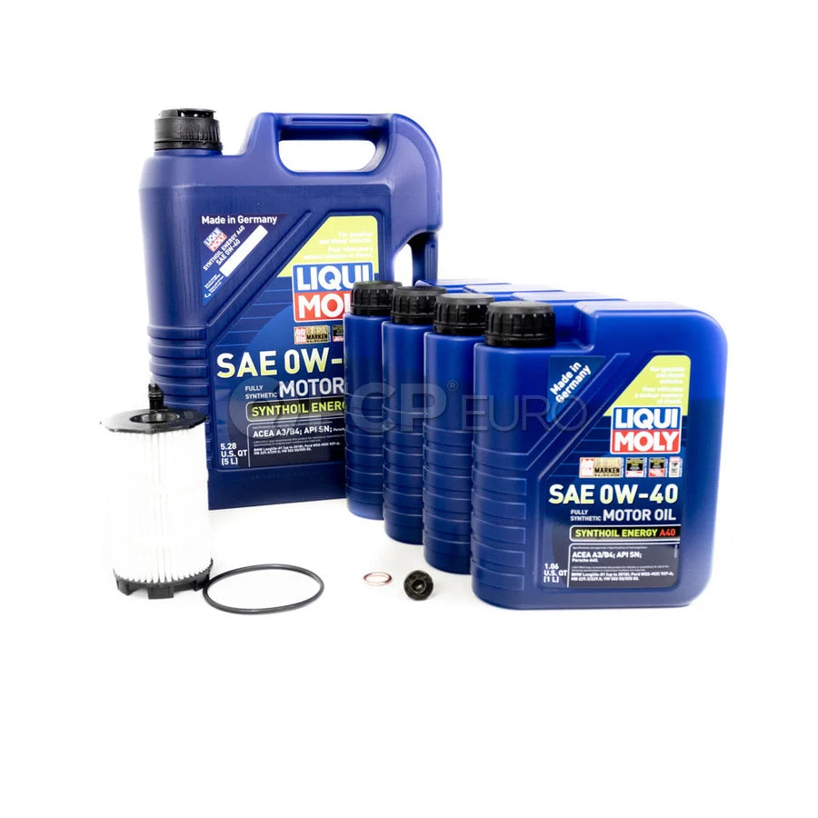 Audi Engine Oil Change Kit - Liqui Moly 079198405EKT9