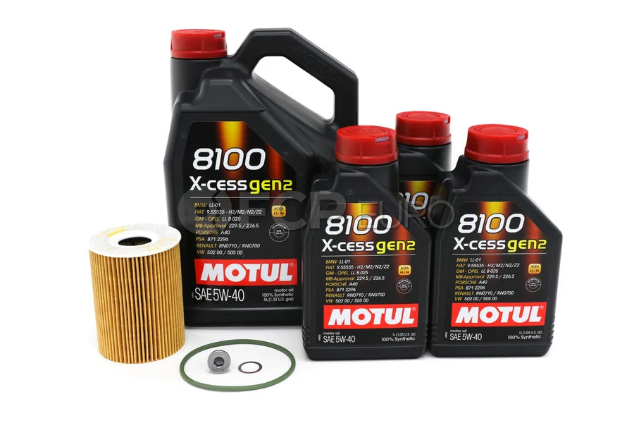 Porsche Engine Oil Change Kit (5W-40) - Motul 0PB115466KT10