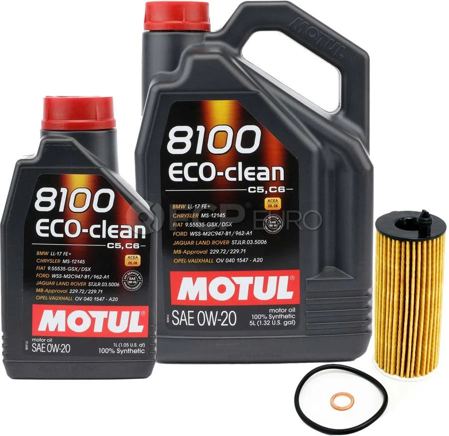 BMW 0W20 Oil Change Kit - Motul 11428575211KT5