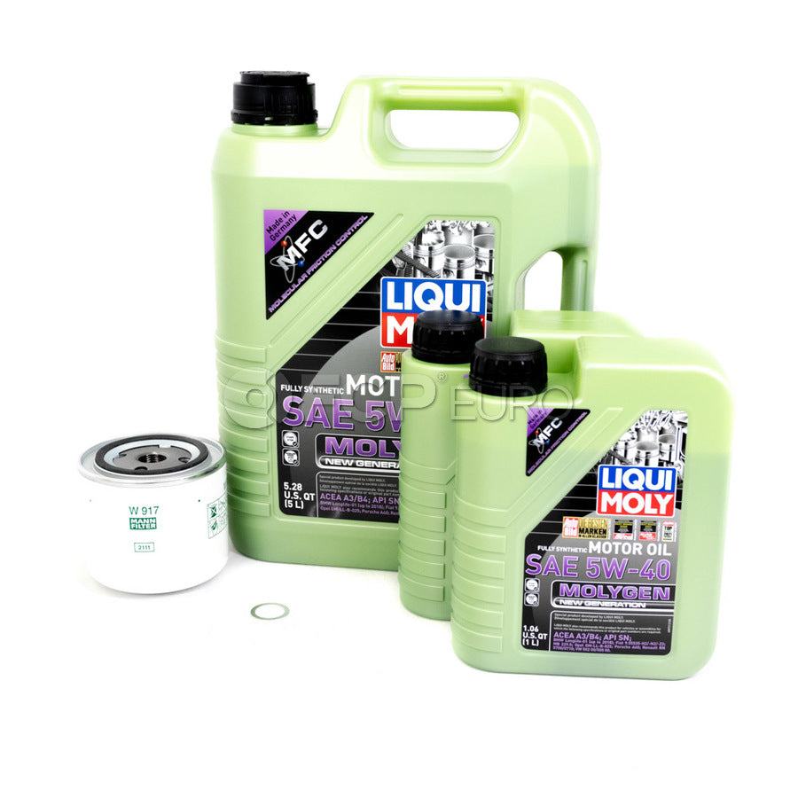 Volvo Oil Change Kit 5W40 - Liqui Moly 3517857KT