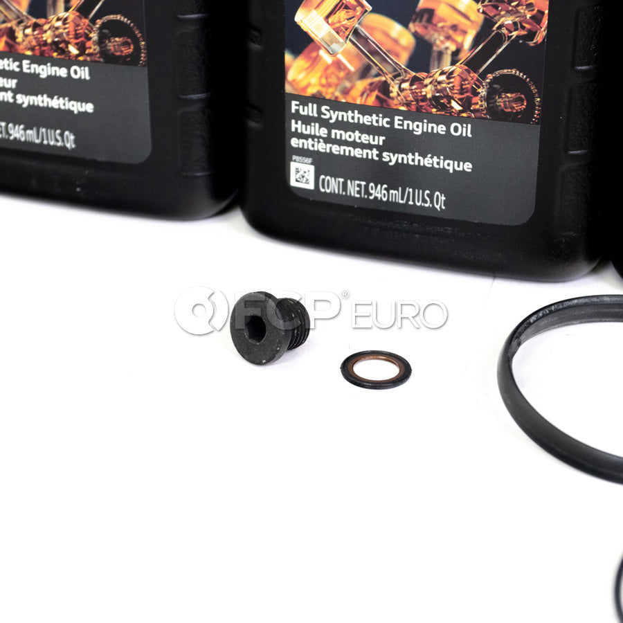 VW Oil Change Kit (5W40) - Genuine VW KIT-522004