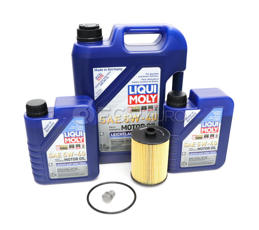 VW Oil Change Kit (5W40) - Liqui Moly KIT-523257