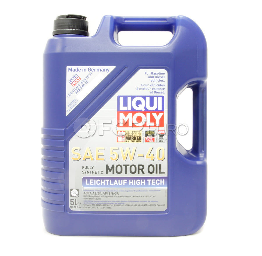 BMW Oil Change Kit 5W-40 - Liqui Moly 11427542021KT.LM