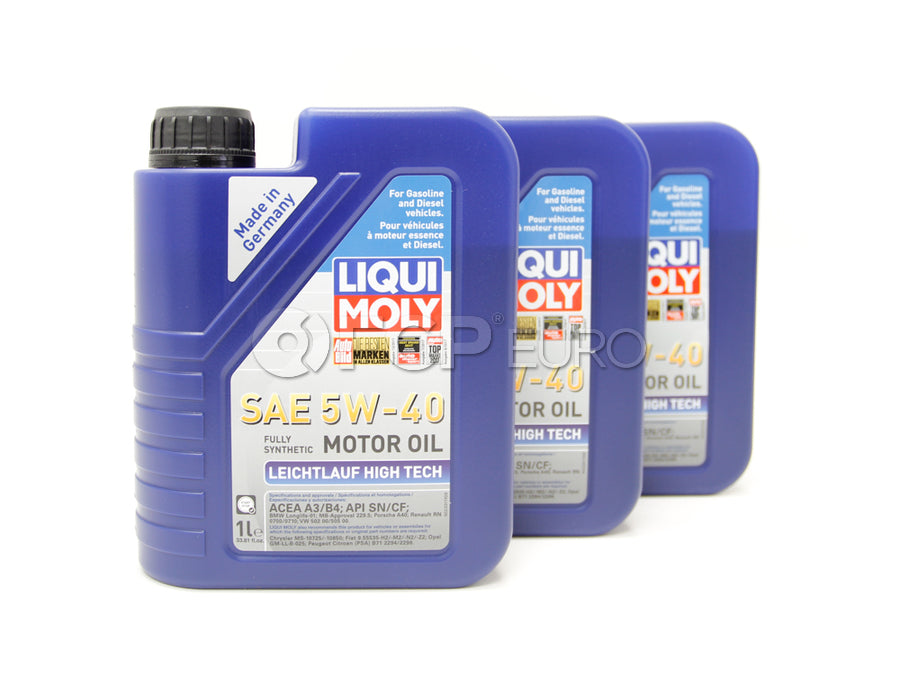 BMW Oil Change Kit 5W-40 - Liqui Moly 11427542021KT.LM