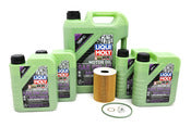 Porsche Engine Oil Change Kit (5W-40) - Liqui Moly/Mahle 970POILKT