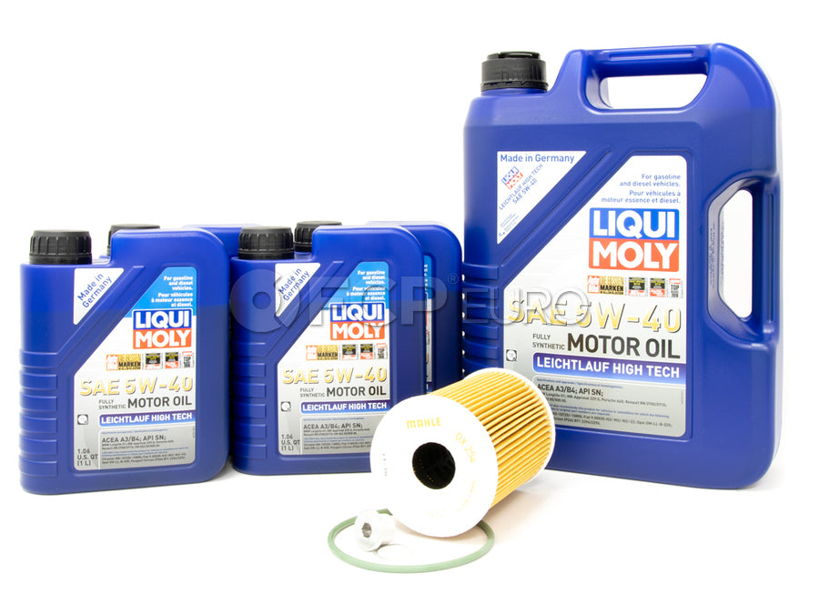 Porsche Engine Oil Change Kit (5W-40) - Liqui Moly/Mahle 970POILKT2