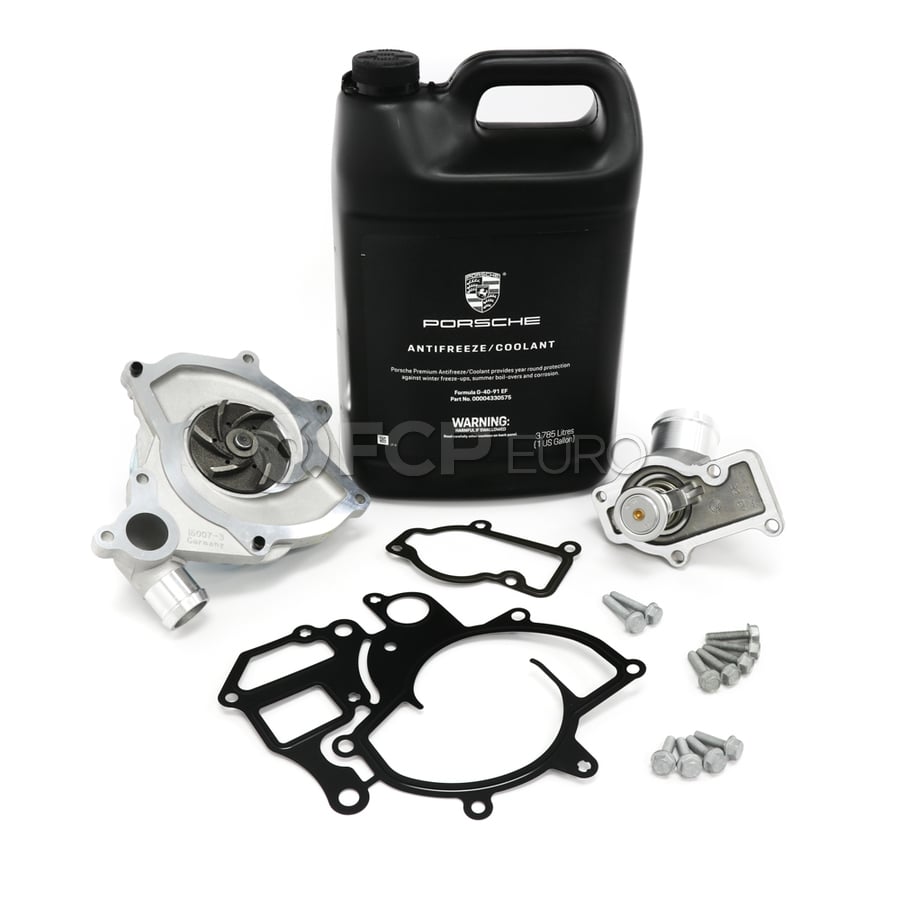 Porsche Engine Water Pump and Thermostat Kit - Geba/Borg Warner 996WTRPMKT1