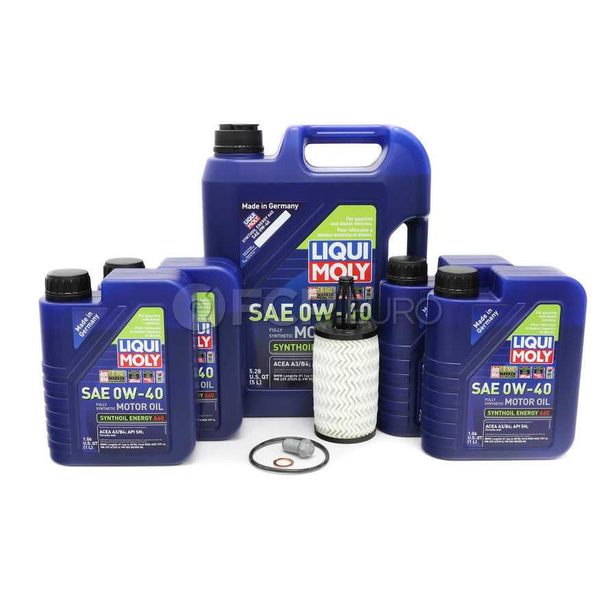 Mercedes Oil Change Kit 0W40 - Liqui Moly 2761800009KT