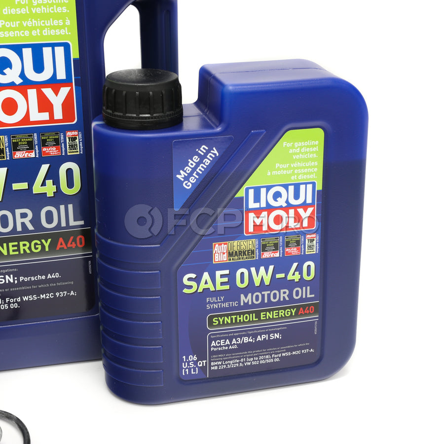 Mercedes Oil Change Kit 0W-40 - Liqui Moly 2761800009.7L