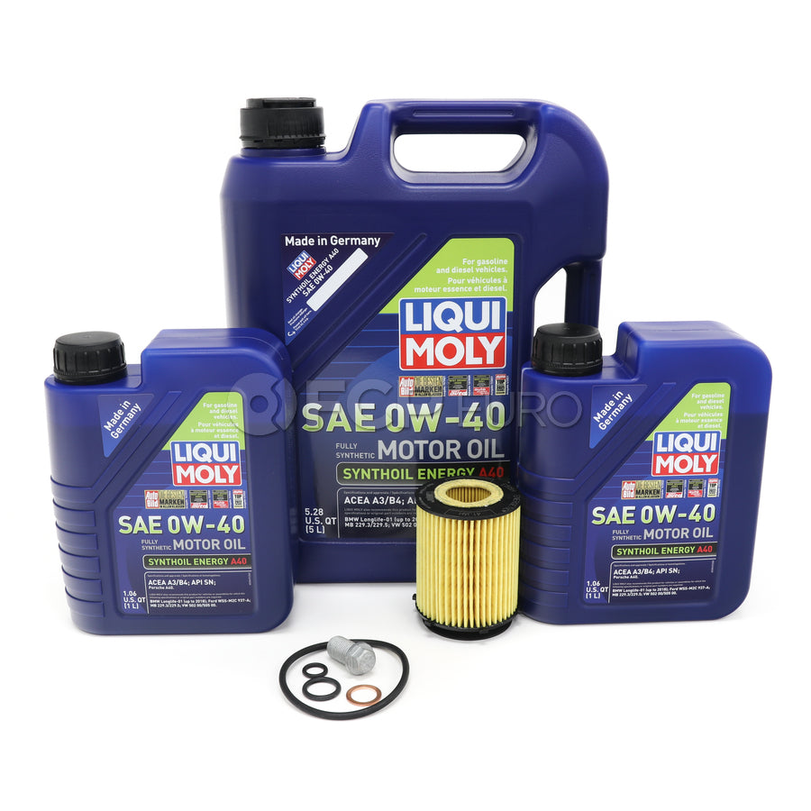 Mercedes Oil Change Kit 0W-40 - Liqui Moly 2701800109.7L