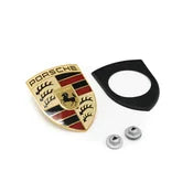 Porsche Hood Emblem Kit - Genuine Porsche EMBLEMKT