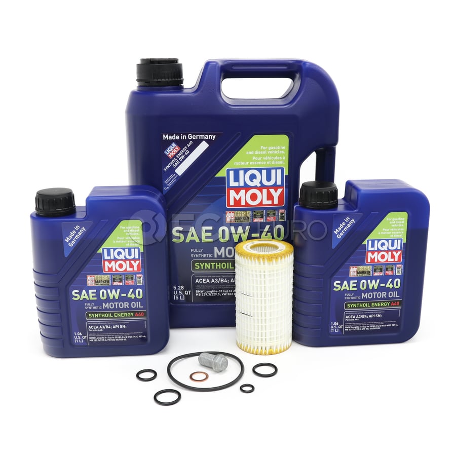 Mercedes Oil Change Kit 0W-40 - Liqui Moly M2727L