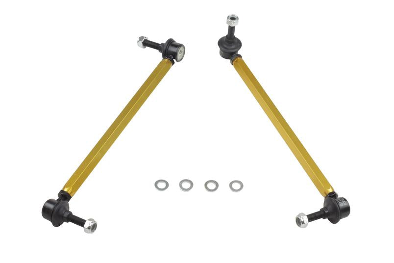 Whiteline 06/05+ Ford Focus LS / 05/09+ Mazda 3 BK Front Swaybar Link Kit H/Duty Adj Steel Ball - 0