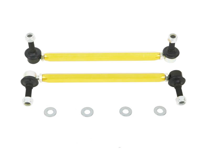 Whiteline 18-19 Kia Stinger Front Sway Bar Link Assembly Heavy Duty Adjustable Steel Ball - 0