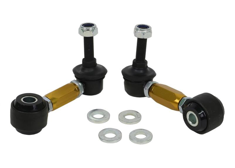 Whiteline 90-97 Mazda Miata Adjustable Front Sway Bar Links - 0