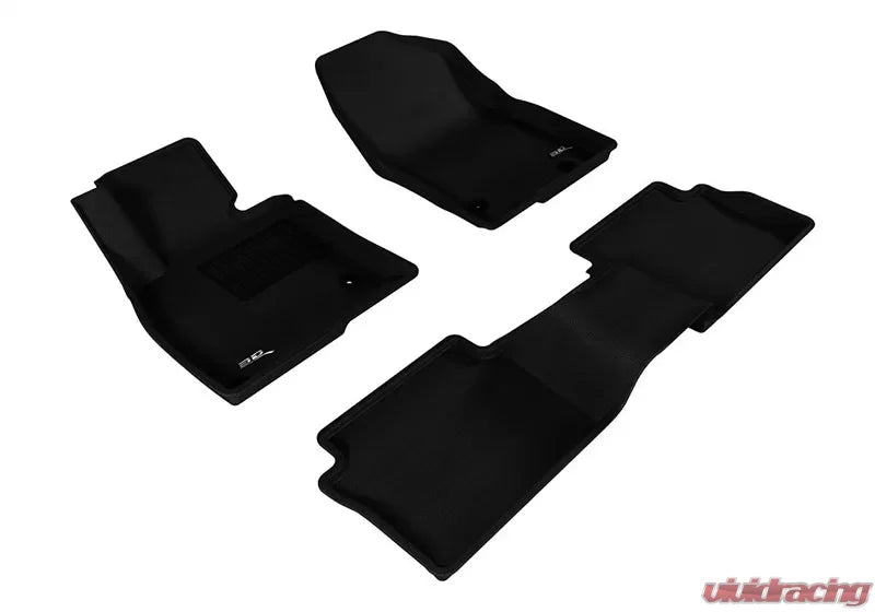 3D MAXpider 2014-2018 Mazda Mazda3 Kagu 1st & 2nd Row Floormats - Black