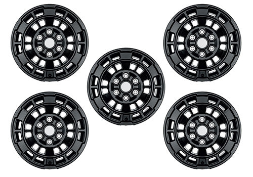 Ford Racing 21-24 Bronco 17in x 8.5in Matte Black Wheel Kit