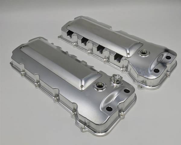 GRANATELLI FORD COYOTE VALVE COVER SET. BILLET. EACH SET INCLUDES (1)LEFT AND (1