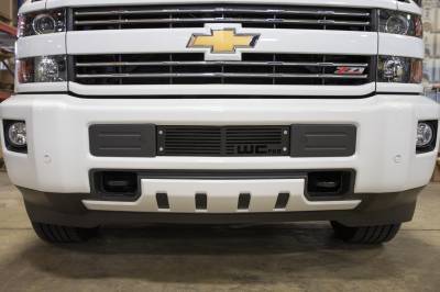 Wehrli 15-19 Chevrolet Silverado HD 6.6L LML/L5P Duramax Bumper Grille - Fine Texture Black - 0