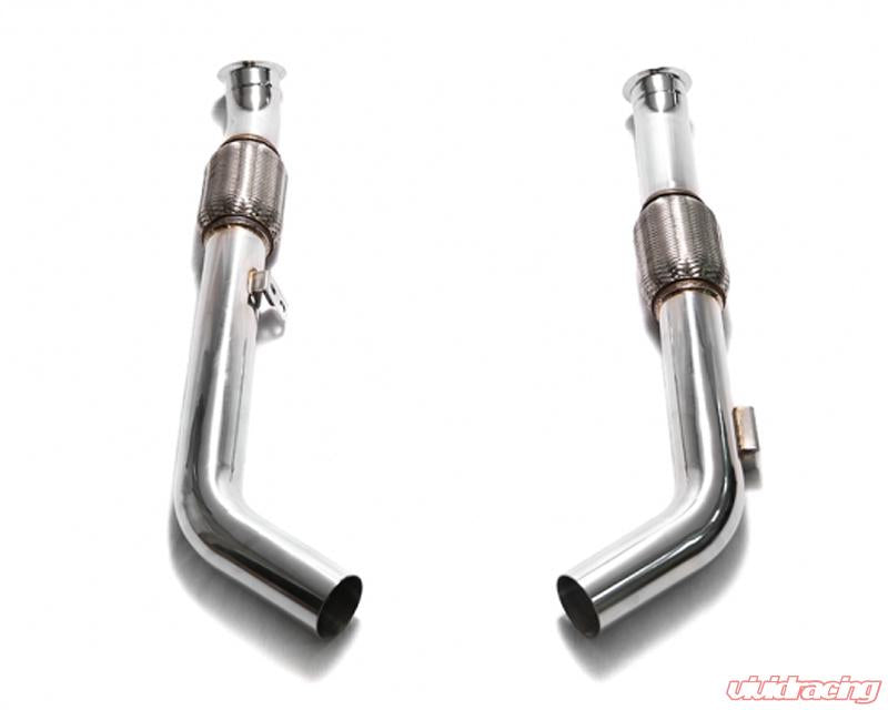 ARMYTRIX Stainless Steel Valvetronic Catback Exhaust System for OEM Diffuser Mercedes-Benz C400 | C450 | C43 AMG W205 2015-2021 - 0