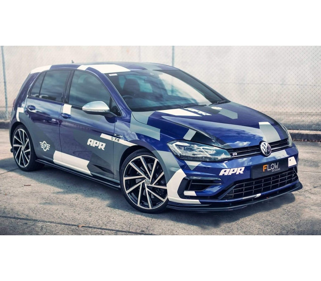 Flow Designs MK7.5 Golf R Full Lip Splitter Set With Flow-Lock Rear Diffuser - 0