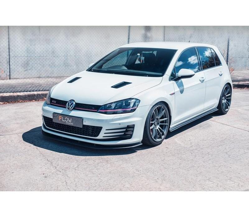 Flow Designs MK7.5 Golf GTI Full Lip Splitter Set With Flow-Lock Rear Diffuser