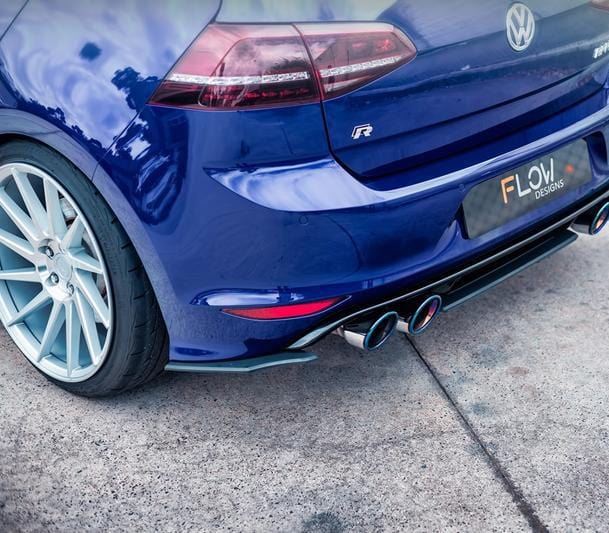 Flow Designs MK7 Golf R Rear Pods/Spats V3 (Pair) - 0