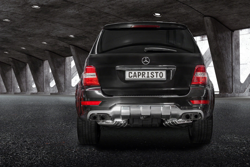 Mercedes ML63 AMG (W164) - Valved Exhaust System (Incl. Remote) With Ceramic Tips