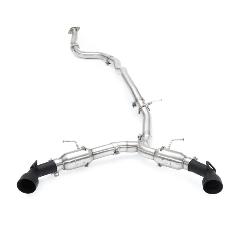 Mishimoto 2016+ Chevrolet Camaro 2.0T Dual Black Tip Cat-Back Exhaust - 0