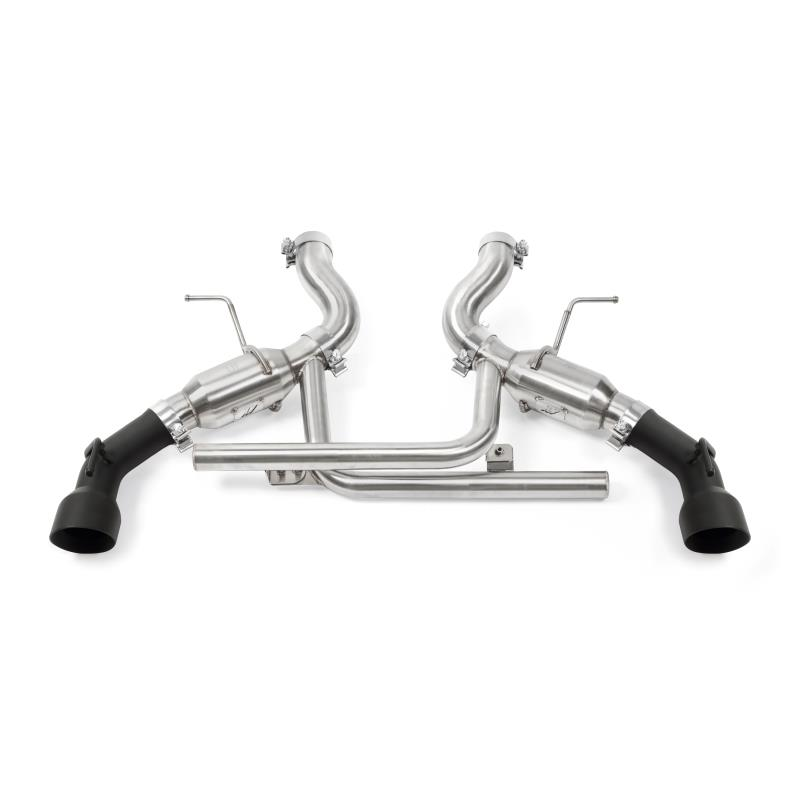 Mishimoto 2016+ Chevrolet Camaro SS Dual-Tip Pro Axle-Back Exhaust w/ Black Tips - 0