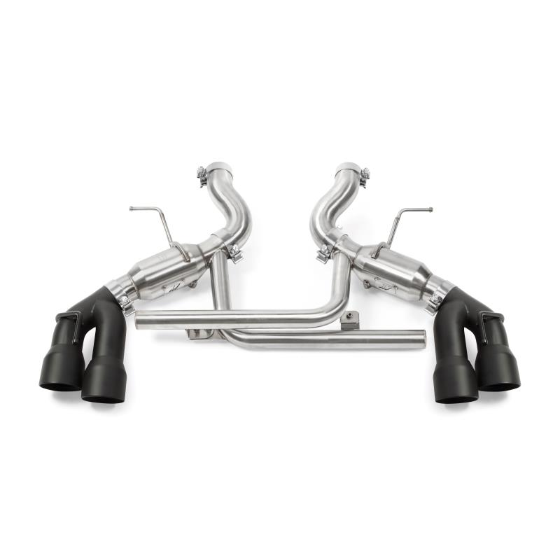 Mishimoto 2016+ Chevrolet Camaro SS Quad-Tip Pro Axle-Back Exhaust w/ Black Tips - 0