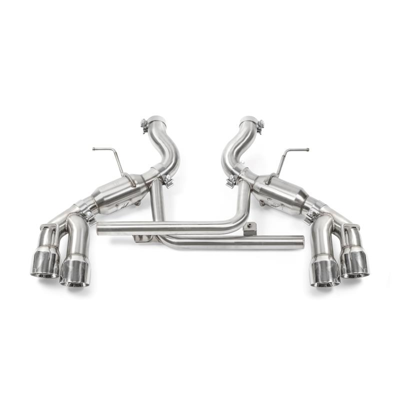 Mishimoto 2016+ Chevrolet Camaro SS Quad-Tip Pro Axle-Back Exhaust w/ Polished Tips - 0