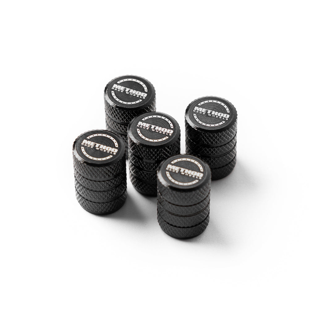 Method Valve Stem Cap 5 pack - Black