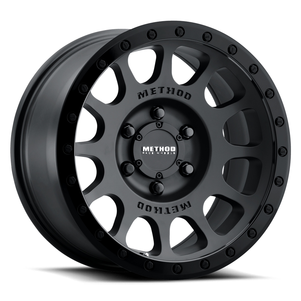 Method MR305 NV 17x8.5 +25mm Offset 6x5.5 108mm CB Double Black Wheel