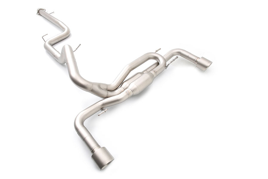 CP-e MazdaSPEED3 Gen. 2 '10- 3 Triton Dual Cat-Back Exhaust / 304SS Mandrel Bend Black Tips - 0