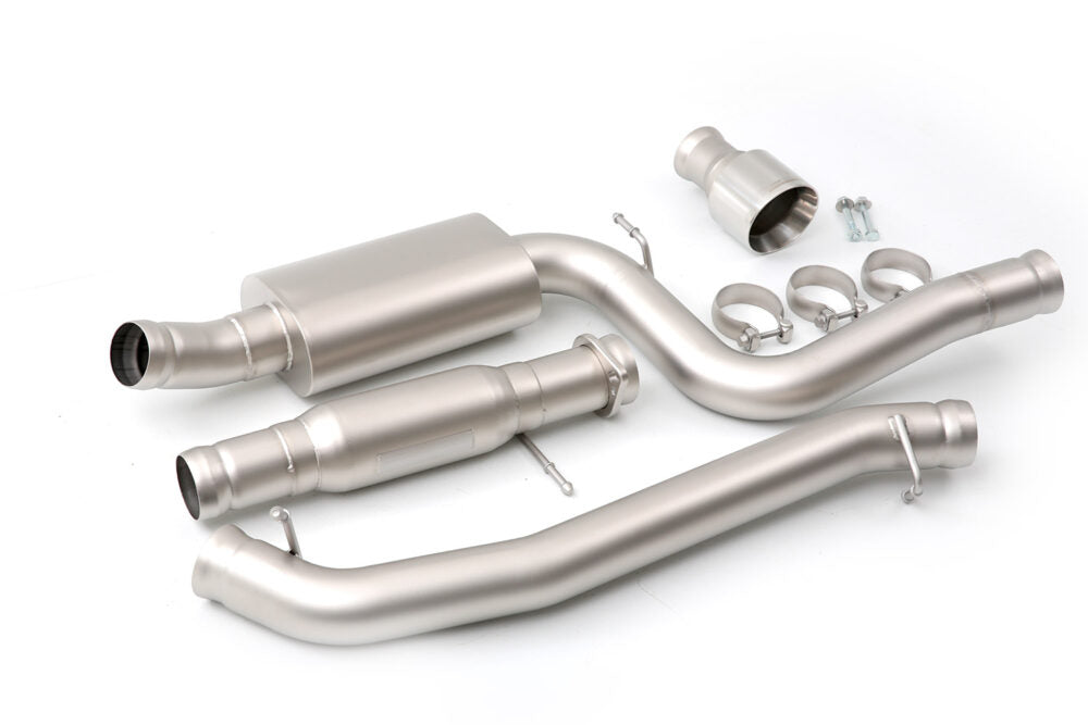 CP-e MazdaSPEED3 '07-'09.Nexus Single Cat Back Exhaust. 3.00 Stainless Steel. 4