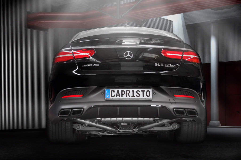 Mercedes GLE63S AMG Coupe (C292) - Valved Exhaust System With Mid-Pipes & CES-3 Remote