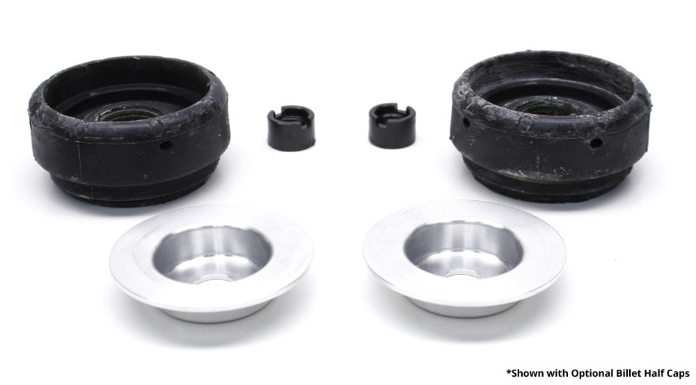 Front Strut Mount Half Caps "LOW" Kit w/Bearings | Mk4 |Audi TT