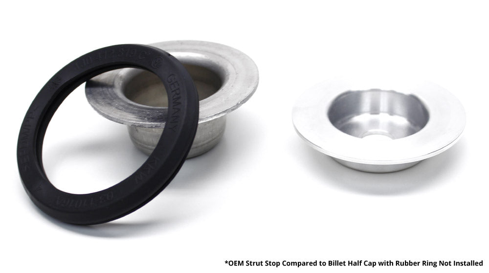 Front Strut Mount Billet Half Caps (set of 2) | Mk4 | Audi TT