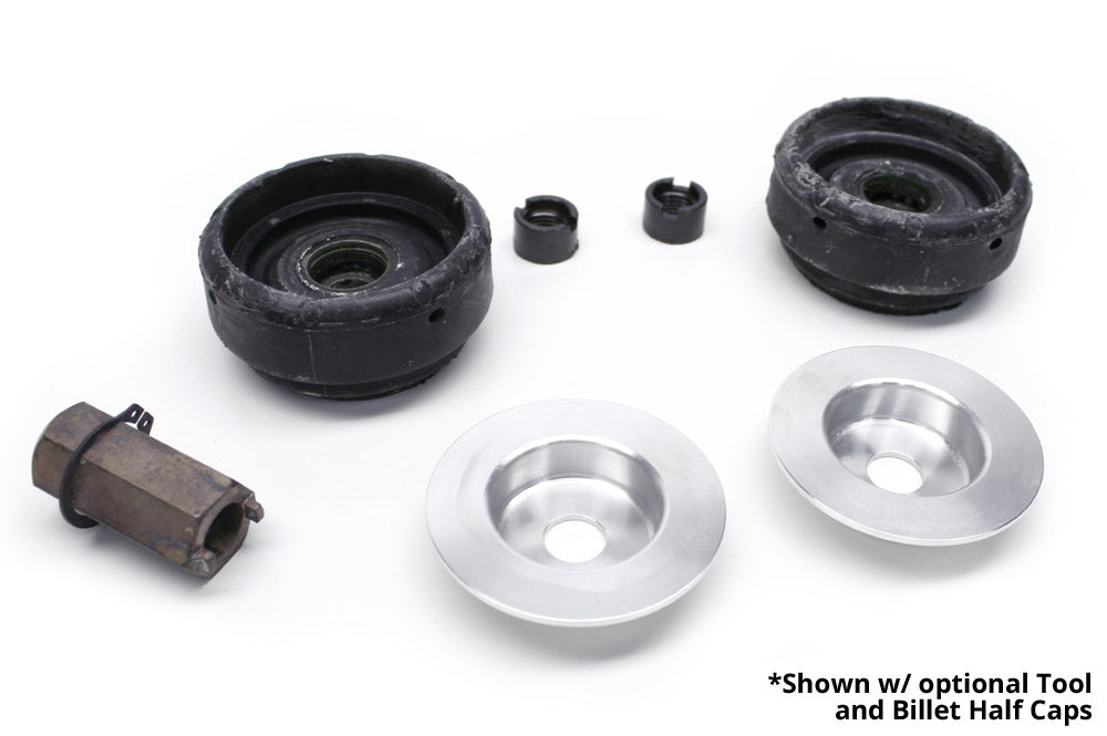 Front Strut Mount Half Caps "LOW" Kit w/Bearings | Mk4 |Audi TT